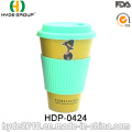 Taza de bambú del viaje de la taza de café de la fibra del diverso color (HDP-0424)